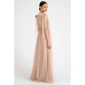 Jenny Yoo Convertible Annabelle Dress Nude Size 4